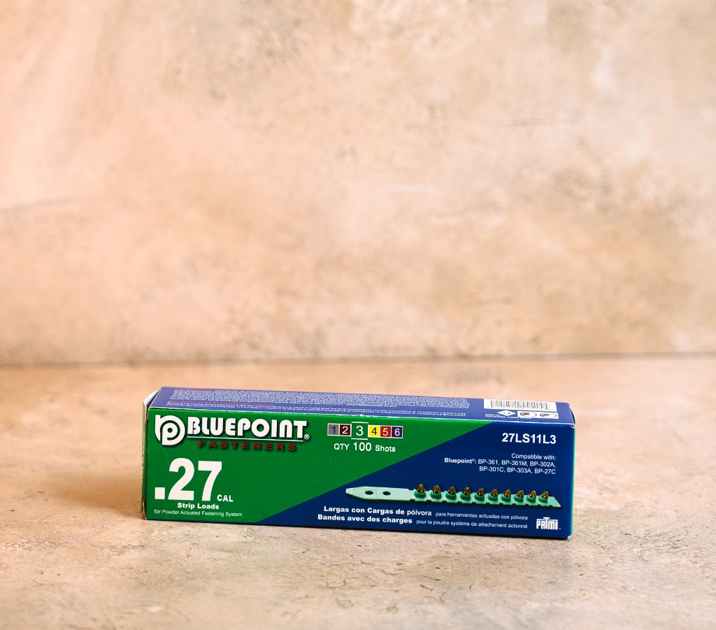 BluePoint Fasteners .27 caliber green powder loads 100 shots box