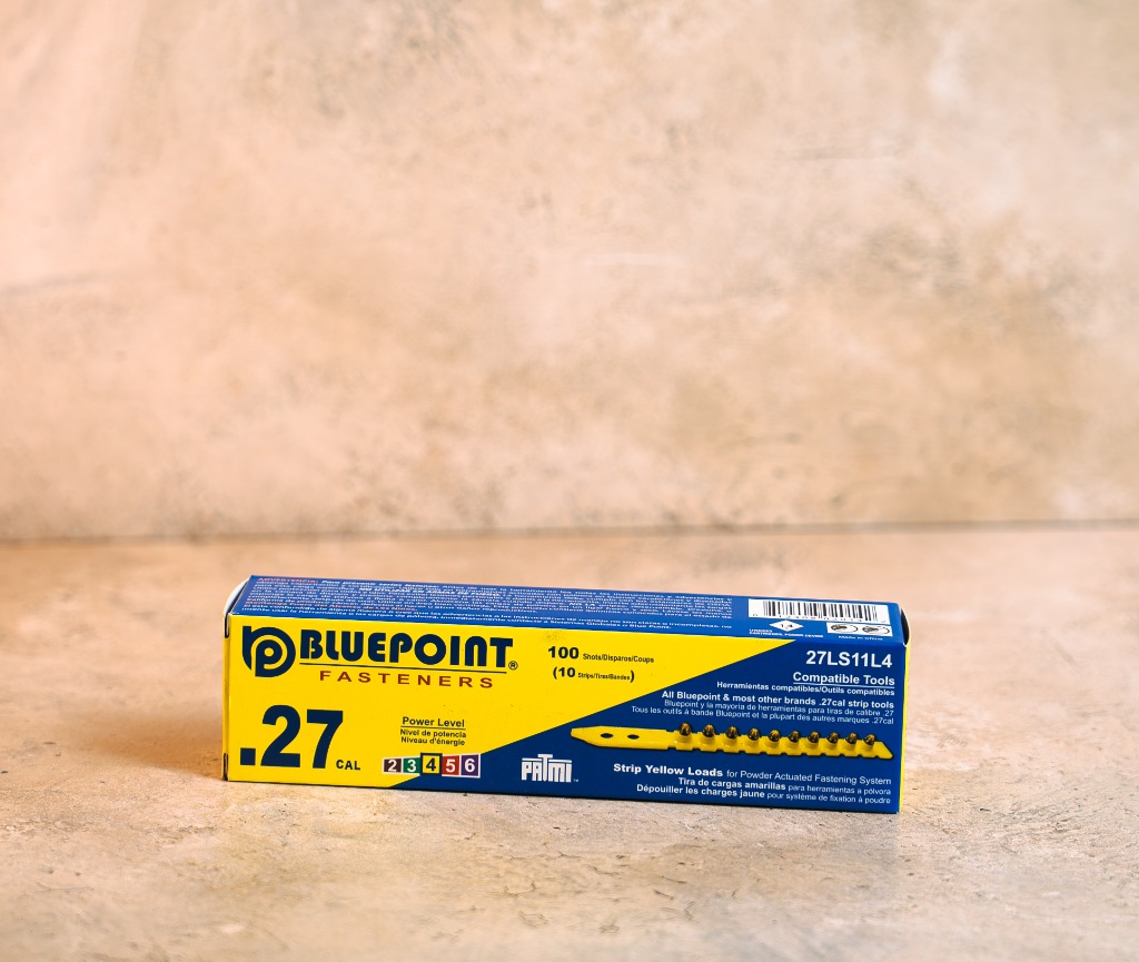 BluePoint Fasteners .27 caliber yellow powder loads 100 shots box