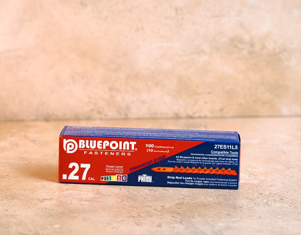 BluePoint Fasteners .27 caliber red powder loads 100 shots box