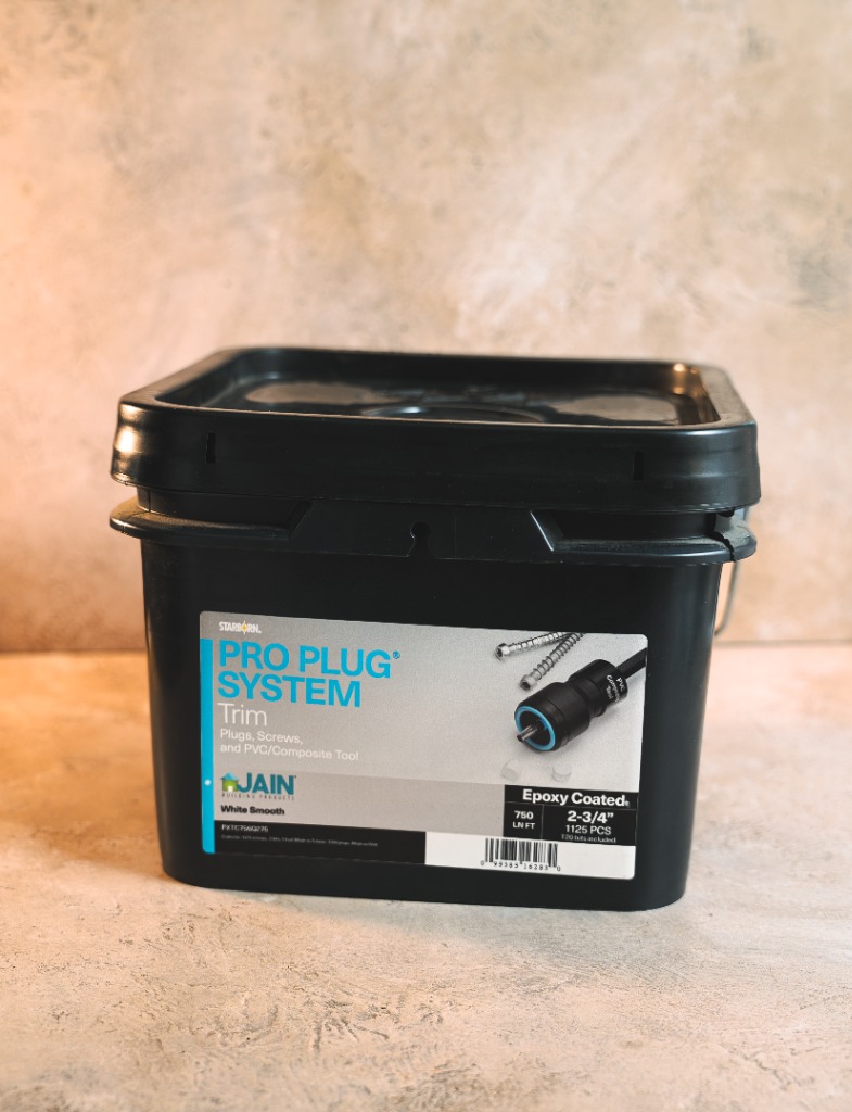 Starborn Pro Plug System PVC trim contractor bucket 1125 pcs